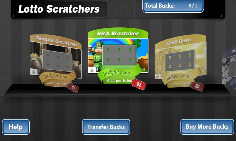 Scratch N Win [MOD: безлимитные монеты и мгновенные выигрыши] Screenshot 2