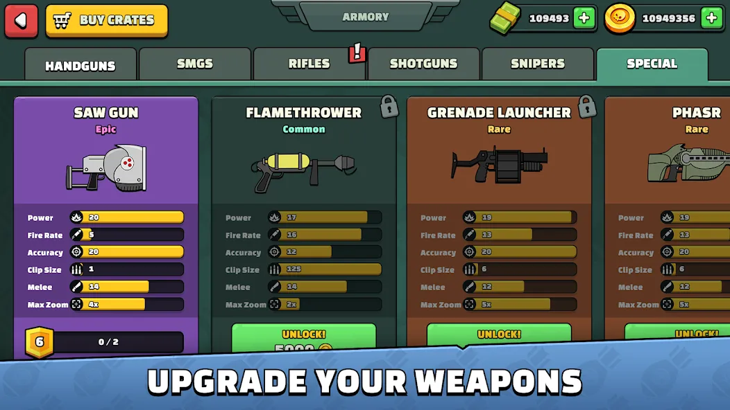 Mini Militia - War.io [MOD: много денег и все скины] Screenshot 5