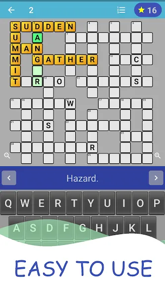 English Crossword puzzle [MOD: подсказки и уровни без ограничений] Screenshot 2