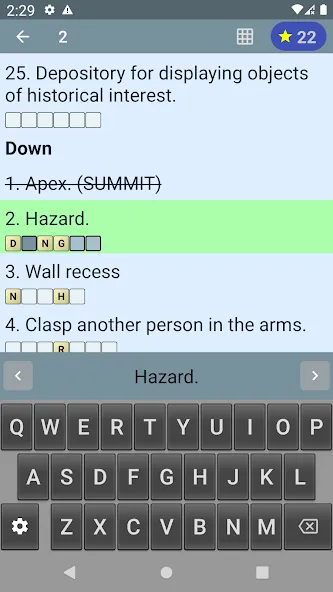 English Crossword puzzle [MOD: подсказки и уровни без ограничений] Screenshot 5