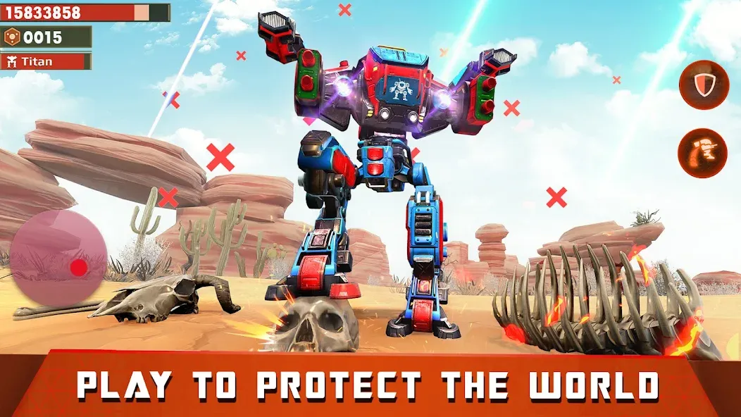 Mech Robot Wars - Multi Robot [MOD: безлимитные деньги и роботы] Screenshot 3