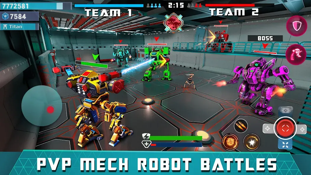 Mech Robot Wars - Multi Robot [MOD: безлимитные деньги и роботы] Screenshot 5