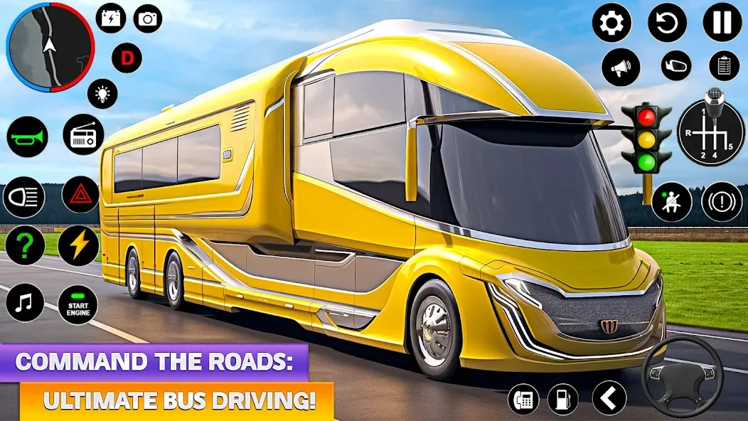 Ultimate Bus Driving Simulator [MOD: безлимитные деньги и топливо] Screenshot 3