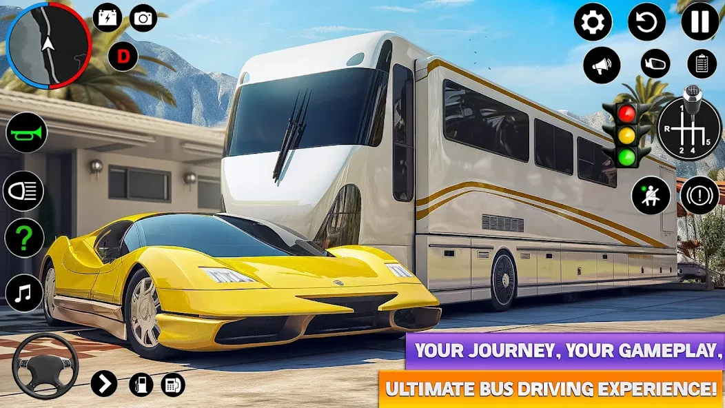 Ultimate Bus Driving Simulator [MOD: безлимитные деньги и топливо] Screenshot 5