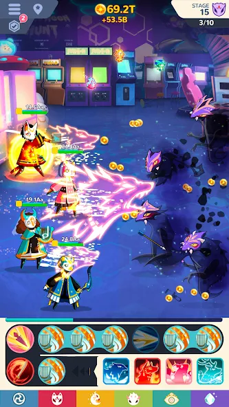 Masketeers : Idle Has Fallen [MOD: безлимитные деньги и алмазы] Screenshot 1