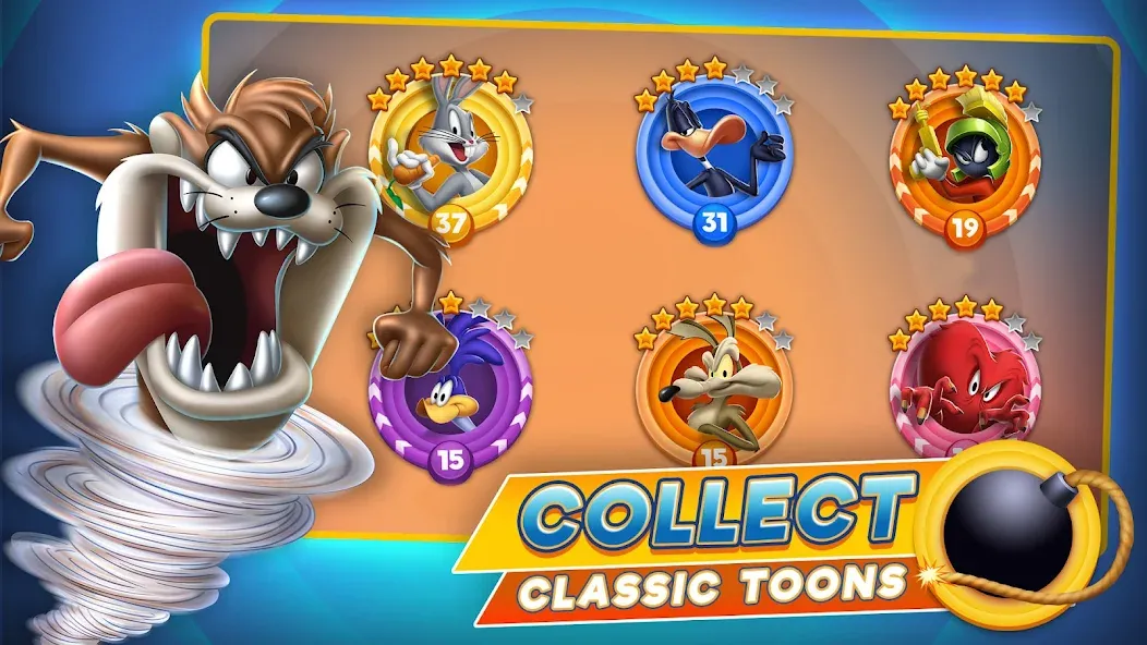 Looney Tunes™ World of Mayhem [MOD: безлимитные монеты и усиленные персонажи] Screenshot 1