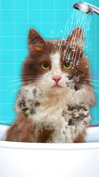 Virtual Cat ASMR Spa Makeover [MOD: безлимитные деньги и премиум-уход] Screenshot 5