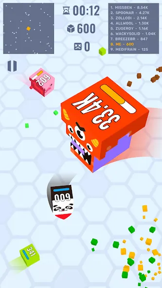 Cube Zone io [MOD: безлимитные монеты и усиленная атака] Screenshot 1
