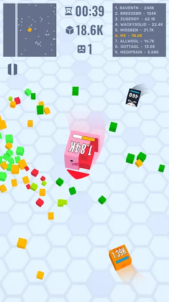 Cube Zone io [MOD: безлимитные монеты и усиленная атака] Screenshot 4