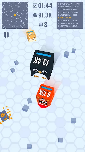 Cube Zone io [MOD: безлимитные монеты и усиленная атака] Screenshot 5