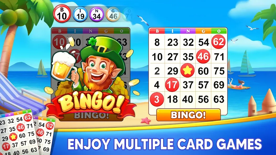 Bingo Holiday: Live Bingo Game [MOD: безлимитные монеты и бонусы] Screenshot 2
