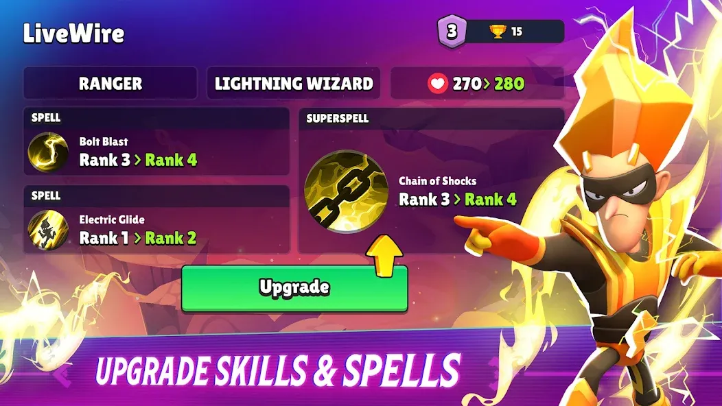 Loot Mage Trials: Battle Games [MOD: безлимитная мана и мощное снаряжение] Screenshot 3