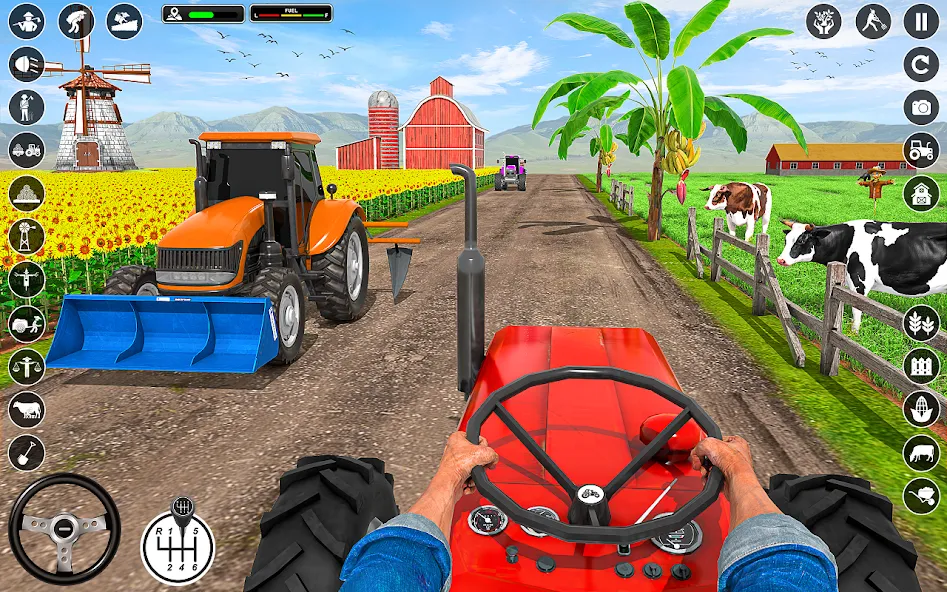 Tractor Farming: Tractor Games [MOD: безлимитные деньги и техника] Screenshot 1