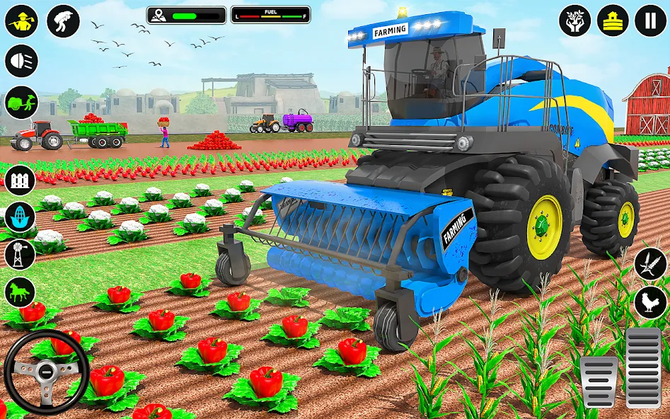 Tractor Farming: Tractor Games [MOD: безлимитные деньги и техника] Screenshot 2
