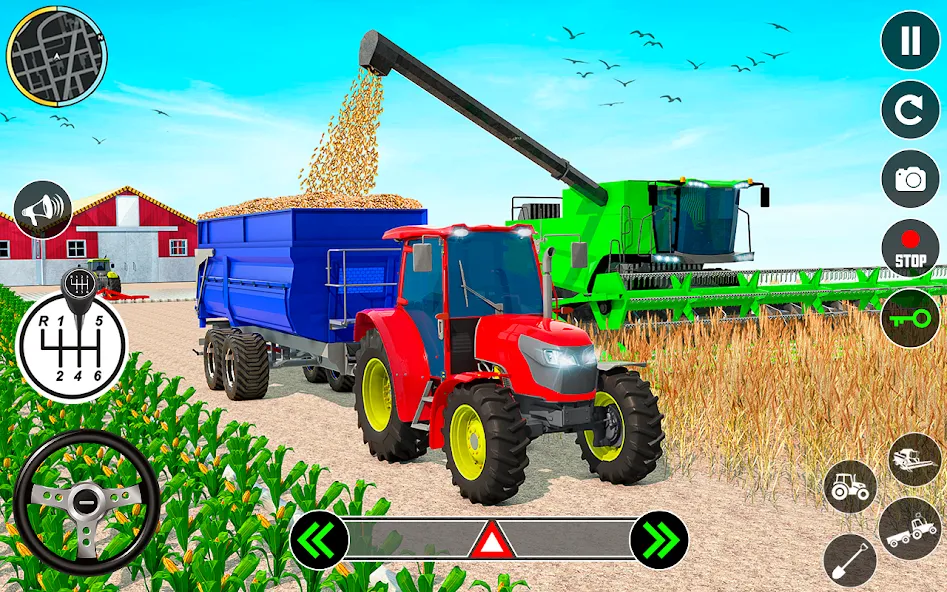 Tractor Farming: Tractor Games [MOD: безлимитные деньги и техника] Screenshot 3