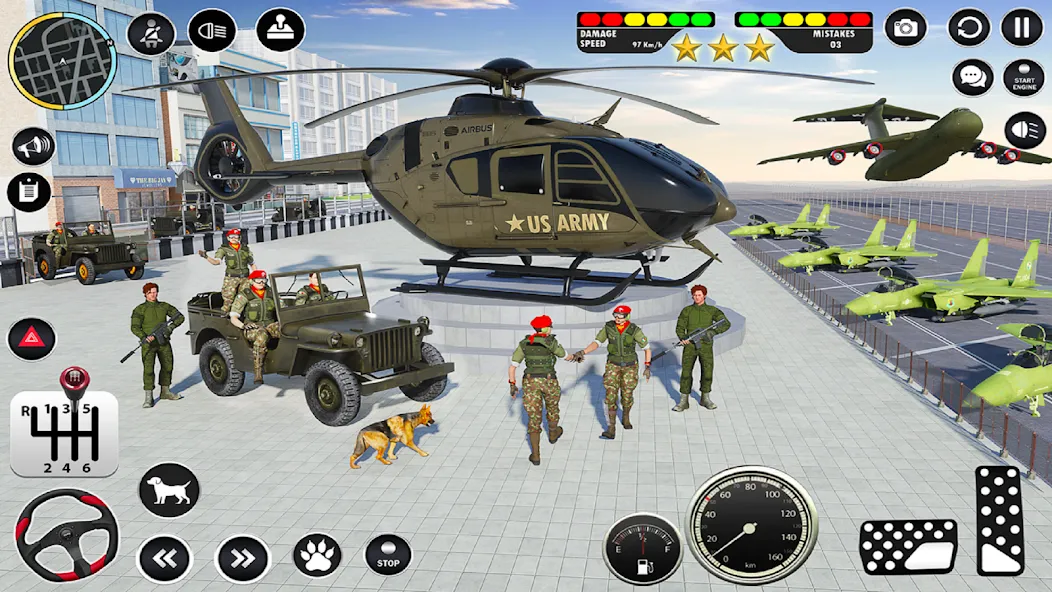Army Vehicle Transport Truck [MOD: безлимитные деньги и топливо] Screenshot 2