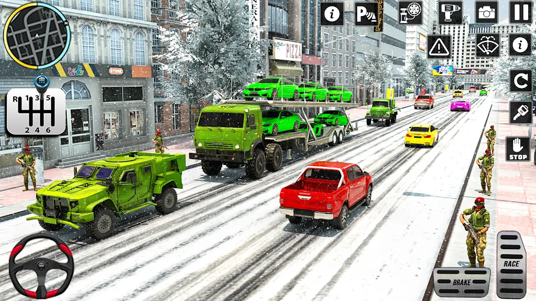 US Army Games Truck Transport [MOD: безлимитные деньги и топливо] Screenshot 5