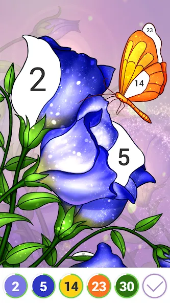 Hola Color--Coloring by Number [MOD: без рекламы и все раскраски открыты] Screenshot 2