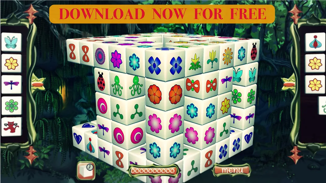 FAIRY MAHJONG - 3D Majong [MOD: много денег и подсказок] Screenshot 5