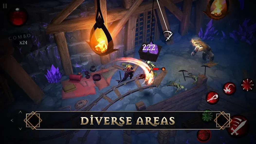 BladeBound: RPG Adventure Game [MOD: безлимитные деньги и алмазы] Screenshot 2