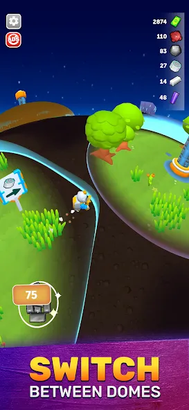 Terradome 3D [MOD: безлимитные ресурсы и открытые уровни] Screenshot 3