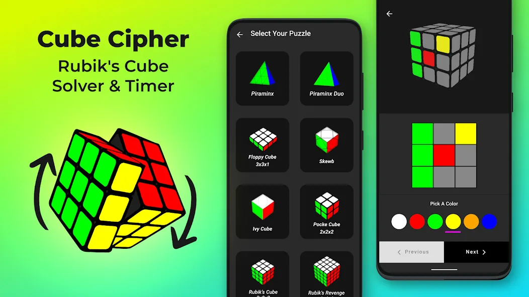 Cube Cipher - Cube Solver [MOD: решение кубика без ограничений] Screenshot 1