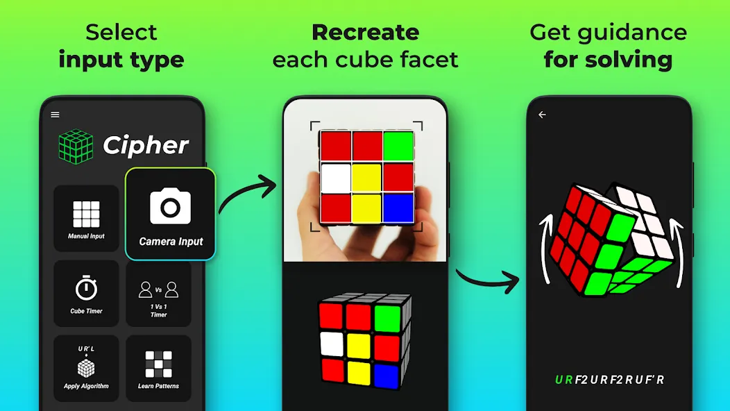 Cube Cipher - Cube Solver [MOD: решение кубика без ограничений] Screenshot 2