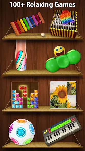 Antistress ASMR: Fidget Toys [MOD: разблокированы все игрушки и уровни] Screenshot 2