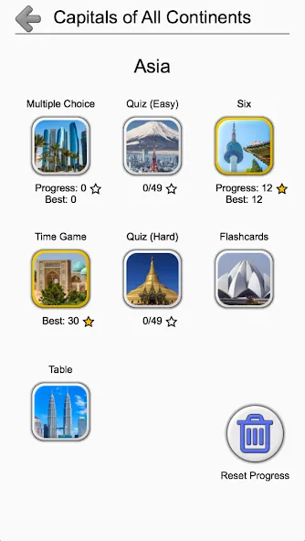 Capitals - Geography Quiz [MOD: открыты все страны и столицы] Screenshot 3