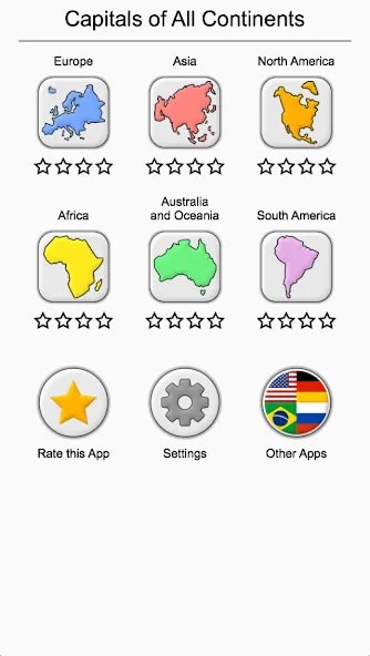 Capitals - Geography Quiz [MOD: открыты все страны и столицы] Screenshot 5