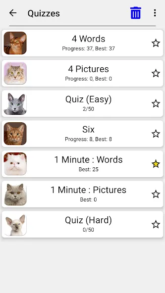 Cats Quiz Guess Popular Breeds [MOD: открыты все породы и подсказки] Screenshot 5