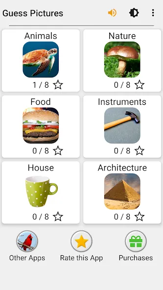 Guess Pictures and Words Quiz [MOD: открыты все уровни и подсказки] Screenshot 3