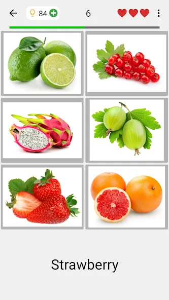 Fruit and Vegetables - Quiz [MOD: открыты все уровни и подсказки] Screenshot 2