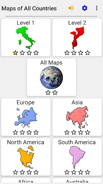 Maps of All Countries Geo-Quiz [MOD: открыты все страны и режимы] Screenshot 3