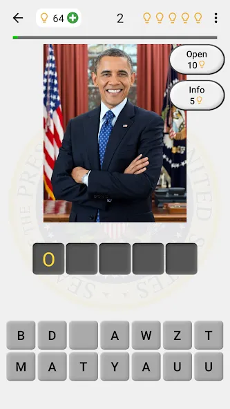 US Presidents and History Quiz [MOD: открыты все президенты и факты] Screenshot 1