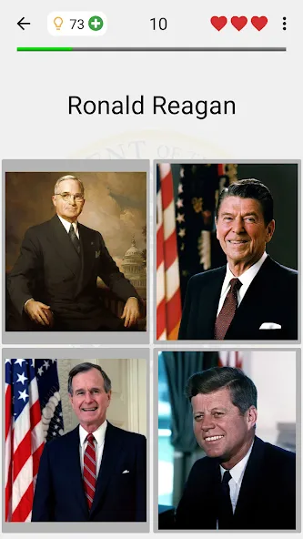 US Presidents and History Quiz [MOD: открыты все президенты и факты] Screenshot 2