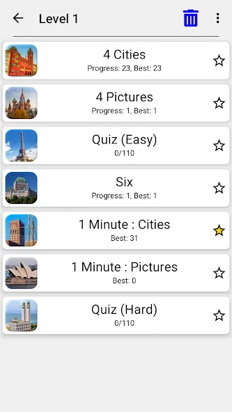 Cities of the World Photo-Quiz [MOD: без рекламы и все уровни открыты] Screenshot 5