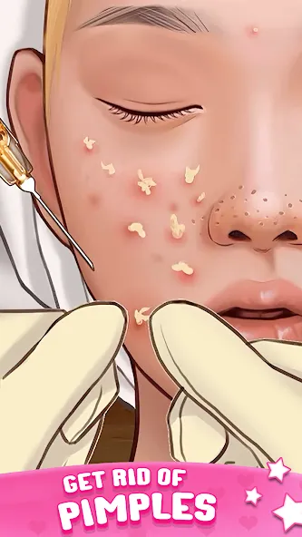 ASMR Doctor Game: Makeup Salon [MOD: безлимитные деньги и открыты все уровни] Screenshot 3