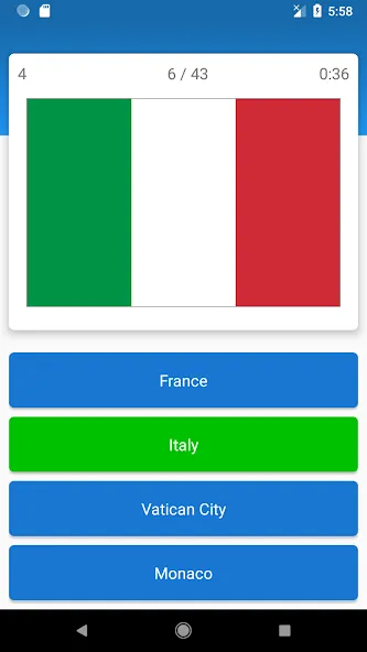 Guess the country! - Quiz [MOD: открыты все страны и уровни] Screenshot 1