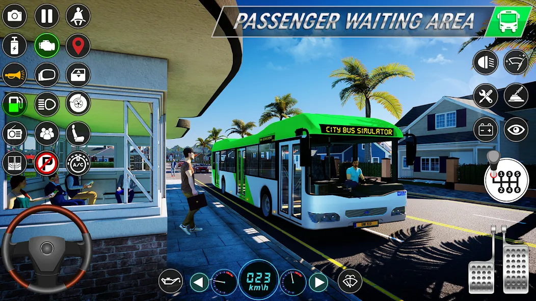 City Bus Simulator: Bus Games [MOD: безлимитные деньги и топливо] Screenshot 1