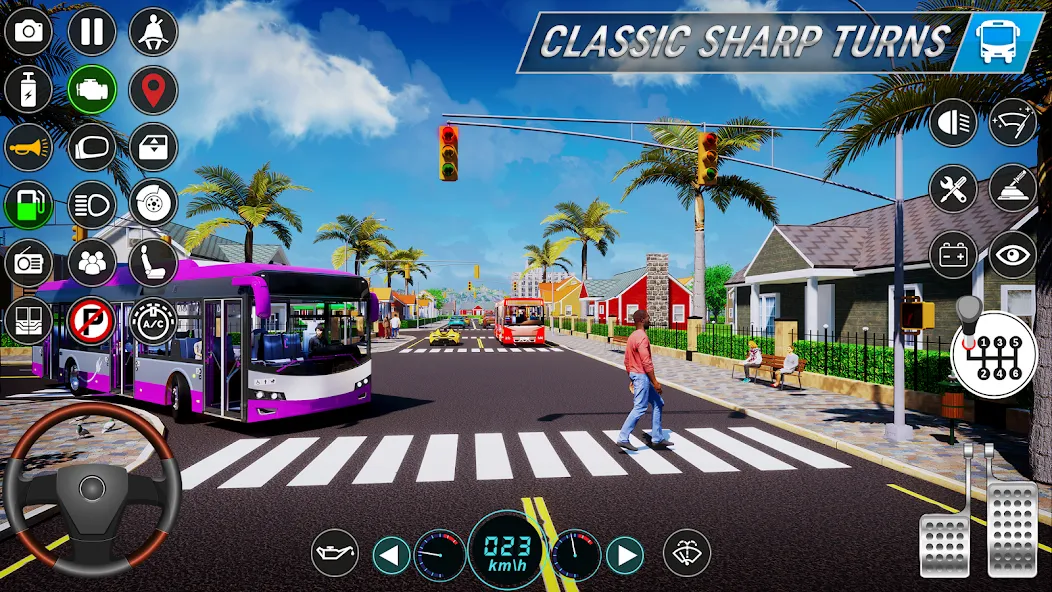 City Bus Simulator: Bus Games [MOD: безлимитные деньги и топливо] Screenshot 2
