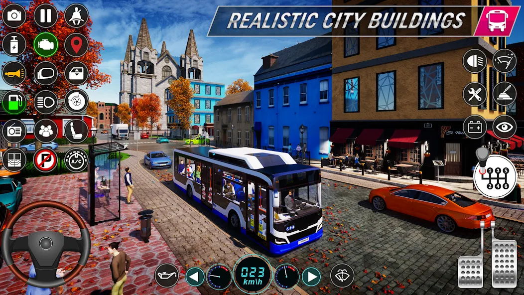 City Bus Simulator: Bus Games [MOD: безлимитные деньги и топливо] Screenshot 3