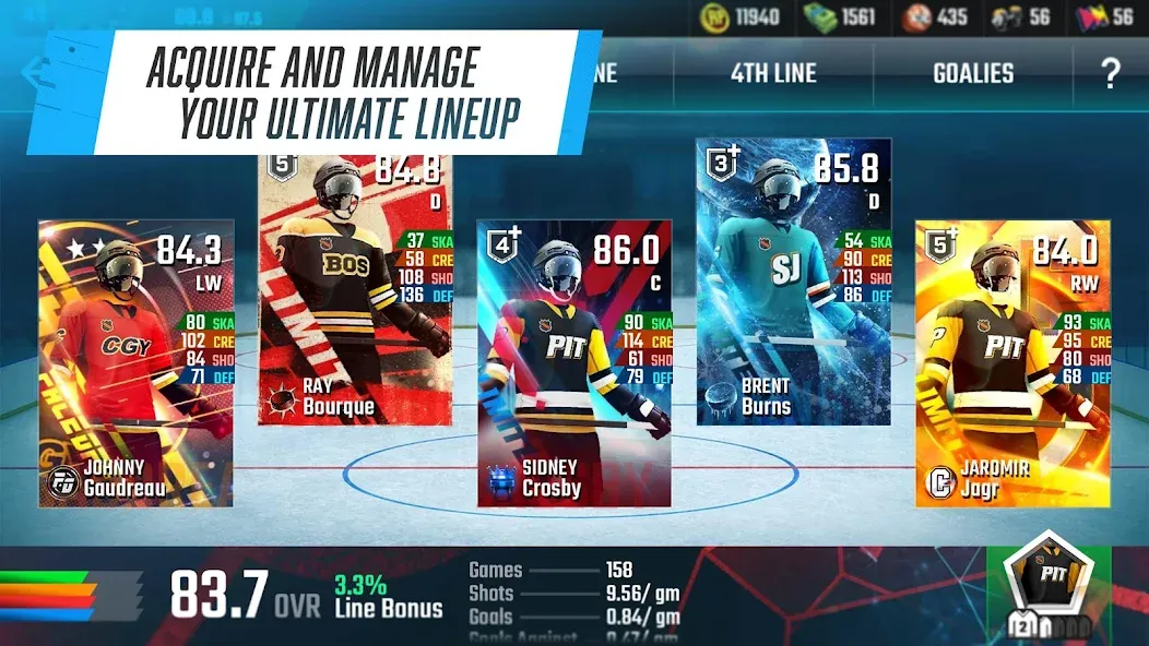 Franchise Hockey 2024 [MOD: безлимитные деньги и ресурсы] Screenshot 1