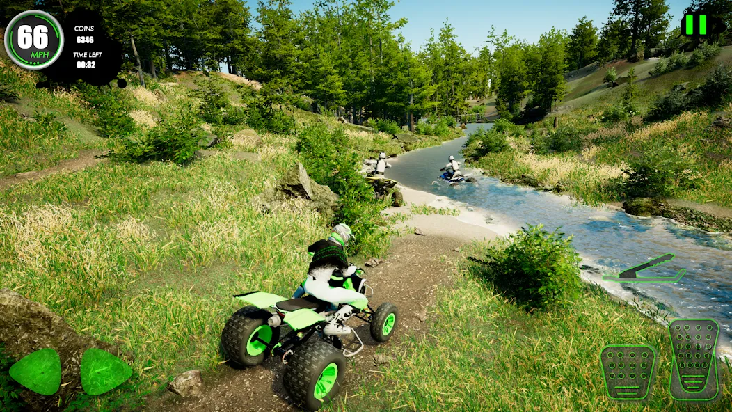 Atv Car Games Bike Offroad 4x4 [MOD: безлимитные деньги и топливо] Screenshot 4