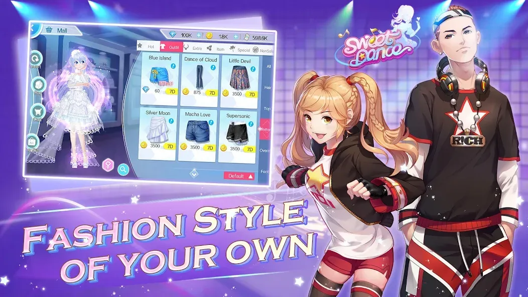 Sweet Dance [MOD: безлимитные деньги и алмазы] Screenshot 1