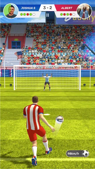 Football World - Real People [MOD: безлимитные монеты и энергия] Screenshot 2