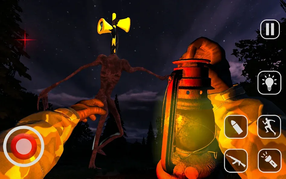 Siren Head : Hunt in Forest [MOD: безлимитные патроны и здоровье] Screenshot 1