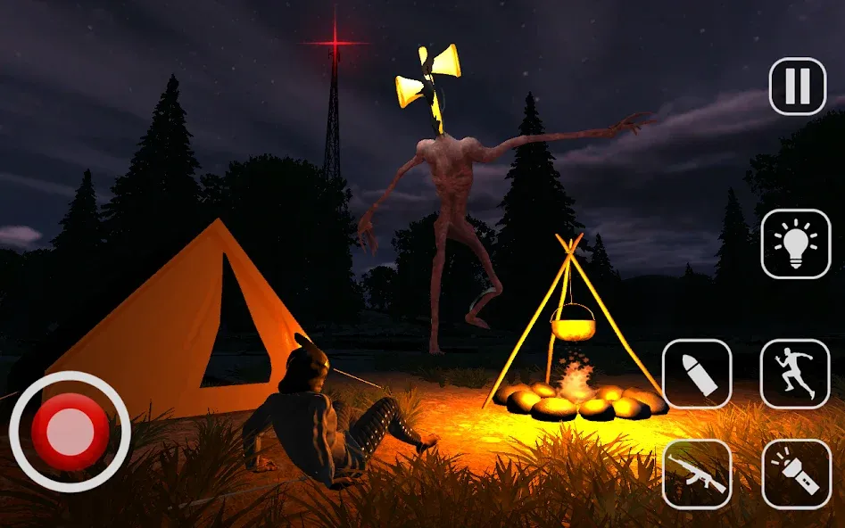 Siren Head : Hunt in Forest [MOD: безлимитные патроны и здоровье] Screenshot 3