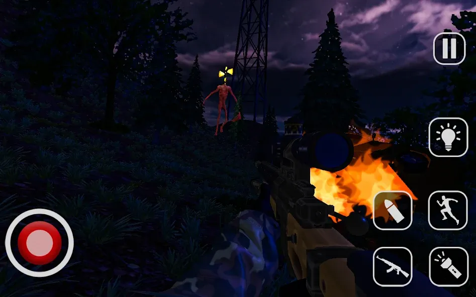 Siren Head : Hunt in Forest [MOD: безлимитные патроны и здоровье] Screenshot 5