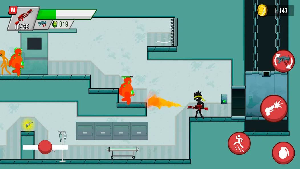Stick vs Zombies [MOD: безлимитные монеты и оружие] Screenshot 5